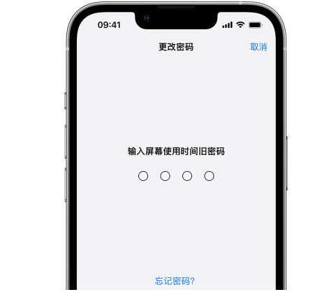 江永iPhone屏幕维修分享iPhone屏幕使用时间密码忘记了怎么办 