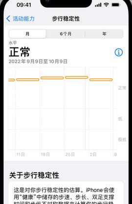 江永iPhone手机维修如何在iPhone开启'步行稳定性通知'