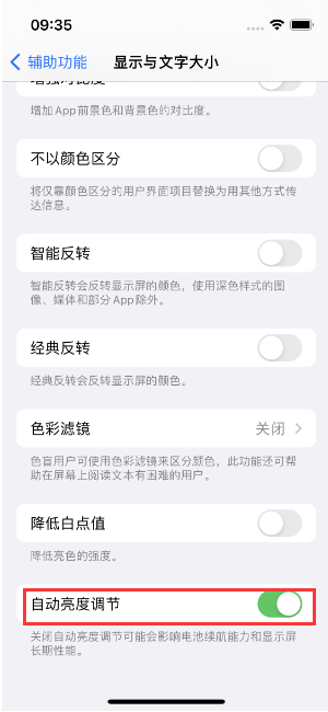 江永苹果15维修店分享iPhone 15 Pro系列屏幕亮度 